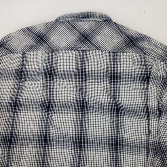 Boston Traders Men's Cotton Flannel Checkered Long Sleeve Shirt XL Vintage - Picture 4 of 15